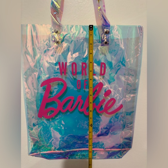 World of Barbie Tote Bag with Pink Accents - Picture 3 of 4